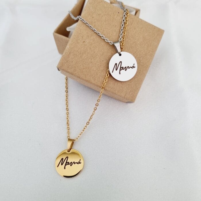 20240420_122721 Ατσάλινο κολιέ μαμά - Image 1