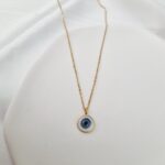 Ατσάλινο κολιέ με μάτι - Image 2