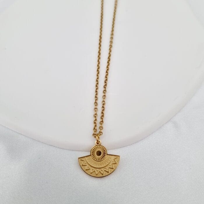 20240706_141842 Ατσάλινο κολιέ με έθνικ στοιχείο - Image 1