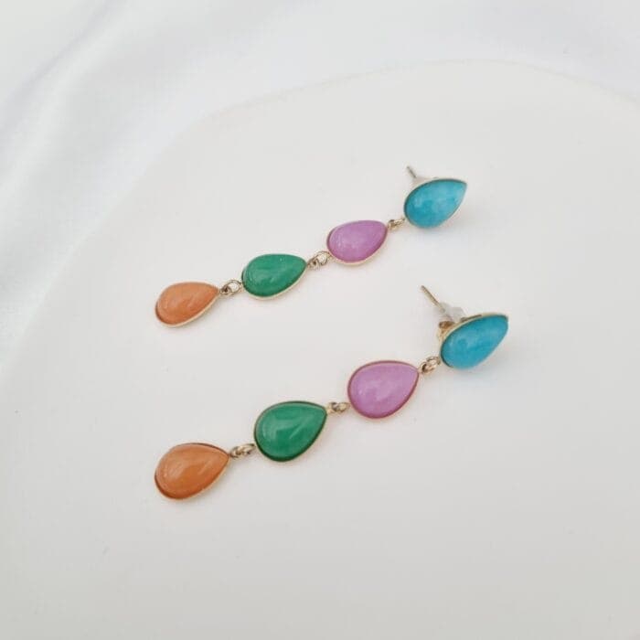 20240709_131742 Ατσάλινα σκουλαρίκια κρεμαστά - Image 1