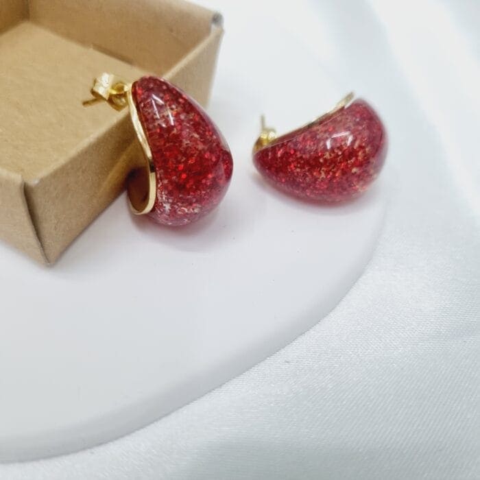 Ατσάλινα σκουλαρίκια - Image 4