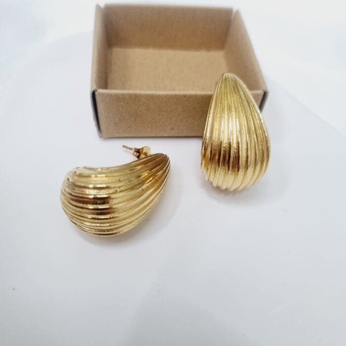 20241022_181231 Ατσάλινα σκουλαρίκια σταγόνες - Image 1