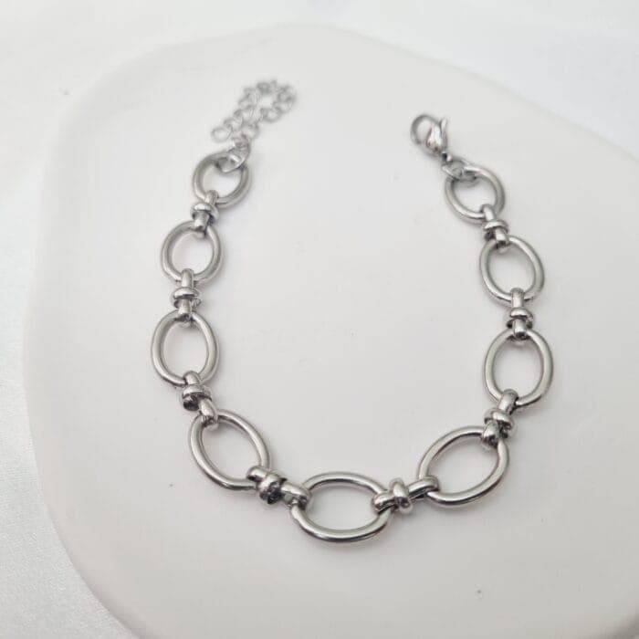 Ατσάλινο βραχιόλι αλυσίδα - Image 2