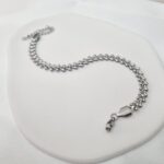 Ατσάλινο βραχιόλι αλυσίδα καρδιές - Image 2