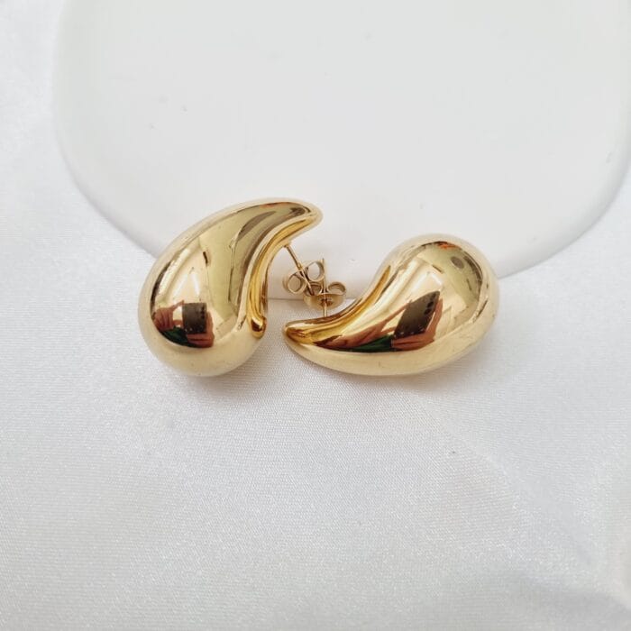 20241127_120347 Ατσάλινα σκουλαρίκια σταγόνες - Image 1