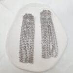 Κρεμαστά σκουλαρίκια με διάφανα στρας - Image 2