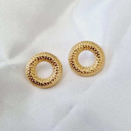 Ατσάλινα σκουλαρίκια στεφάνι