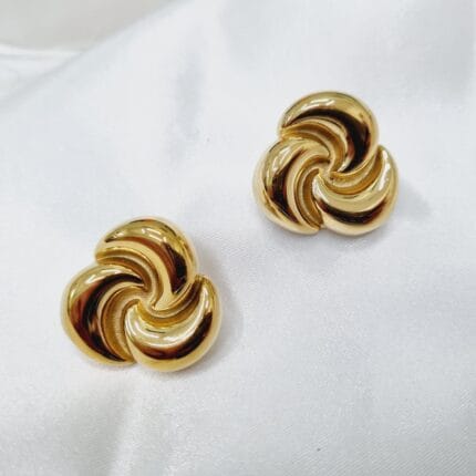 Ατσάλινα σκουλαρίκια γυριστά