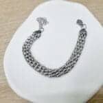 Ατσάλινο βραχιόλι αλυσίδα - Image 2