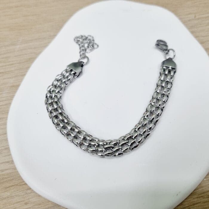 Ατσάλινο βραχιόλι αλυσίδα - Image 2