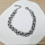 Ατσάλινο βραχιόλι αλυσίδα - Image 2