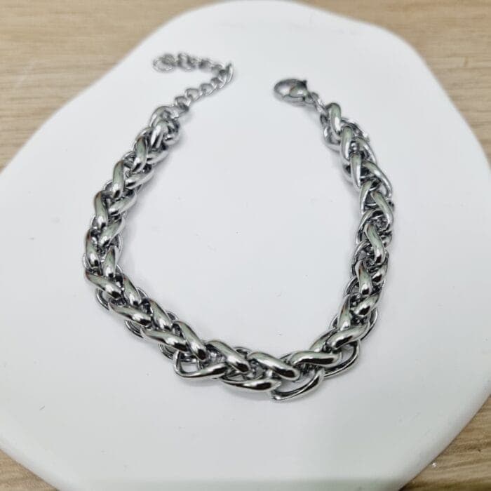 Ατσάλινο βραχιόλι αλυσίδα - Image 2