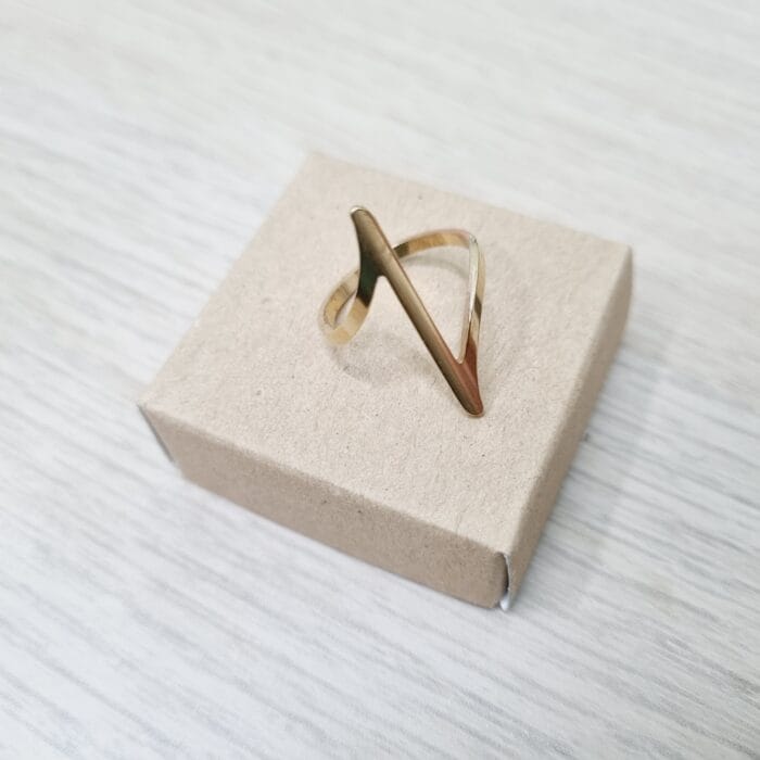 20241227_170147 Ατσάλινο δαχτυλίδι κεραυνός - Image 1