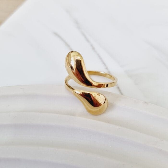 20250311_110724 Ατσάλινο δαχτυλίδι σταγόνες - Image 1