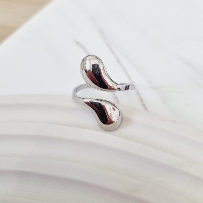 20250311_110945 Ατσάλινο δαχτυλίδι σταγόνες - Image 1