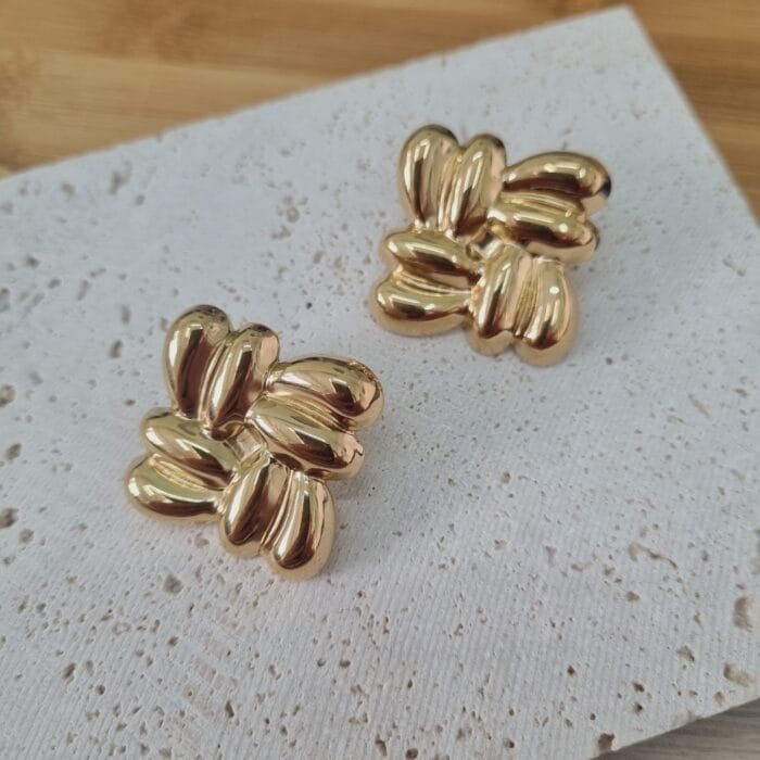 Ατσάλινα σκουλαρίκια - Image 1