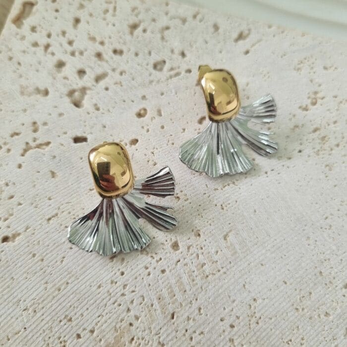 Ατσάλινα σκουλαρίκια - Image 1