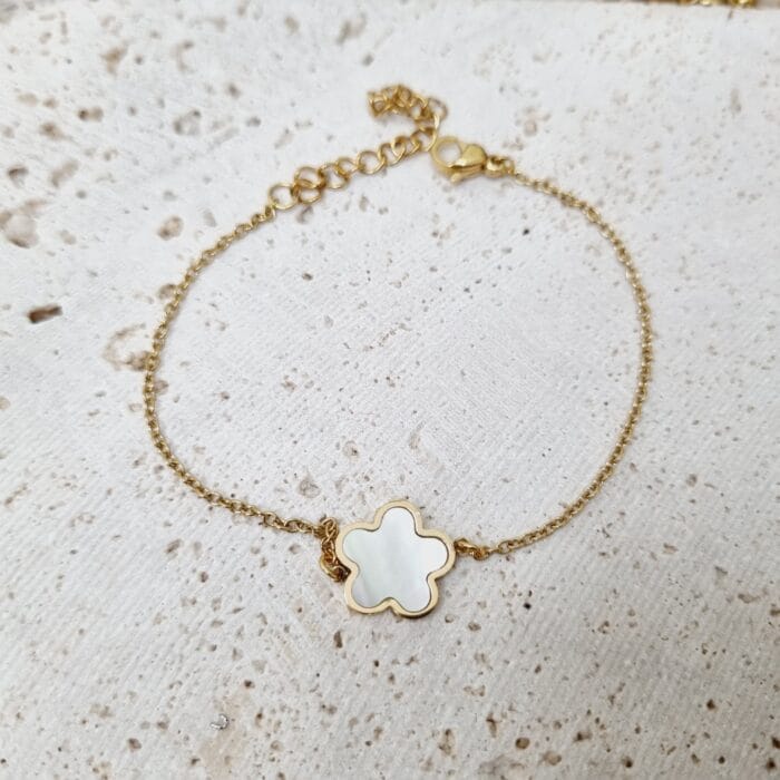 20250402_144116 Ατσάλινο βραχιόλι λουλούδι - Image 1