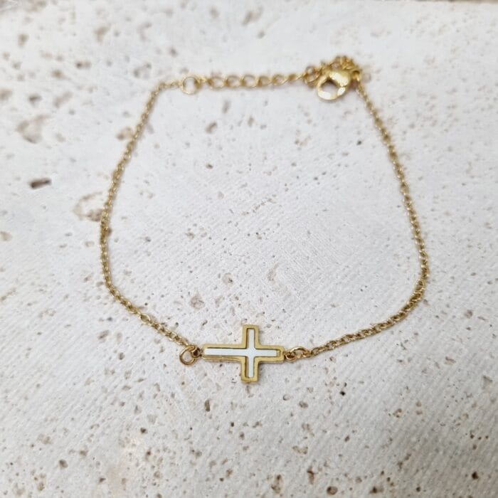 20250404_123234 Ατσάλινο βραχιόλι σταυρός - Image 1