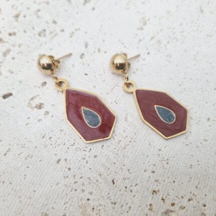 Ατσάλινο κρεμαστό σκουλαρίκι