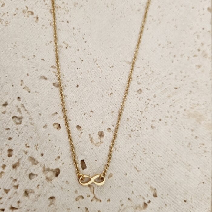 Ατσάλινο κολιέ άπειρο - Image 1