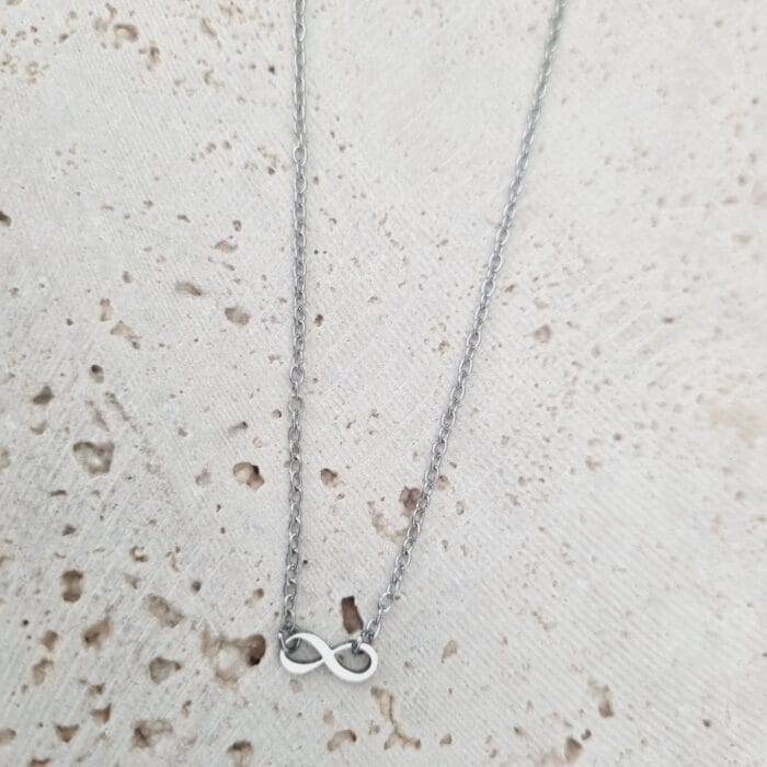 Ατσάλινο κολιέ άπειρο - Image 2