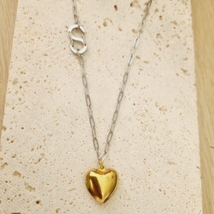 Ατσάλινο κολιέ καρδιά