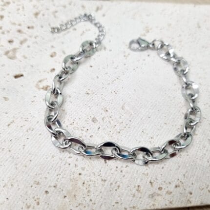Ατσάλινο βραχιόλι αλυσίδα