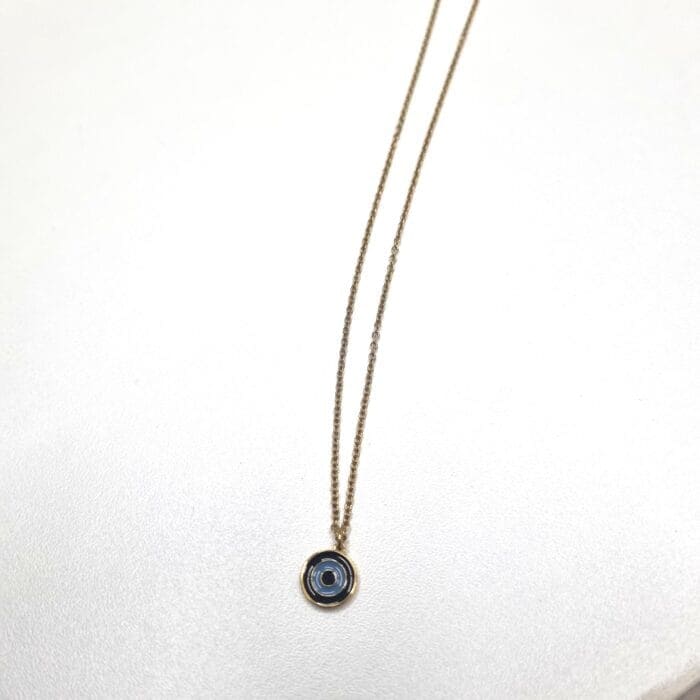 Ατσάλινο κολιέ με μάτι - Image 3