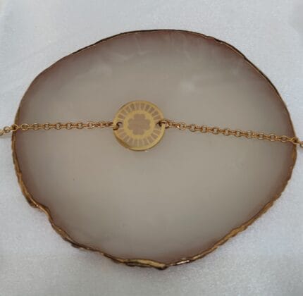 Ατσάλινο βραχιόλι τριφύλλι