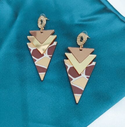 Σκουλαρίκια animal print