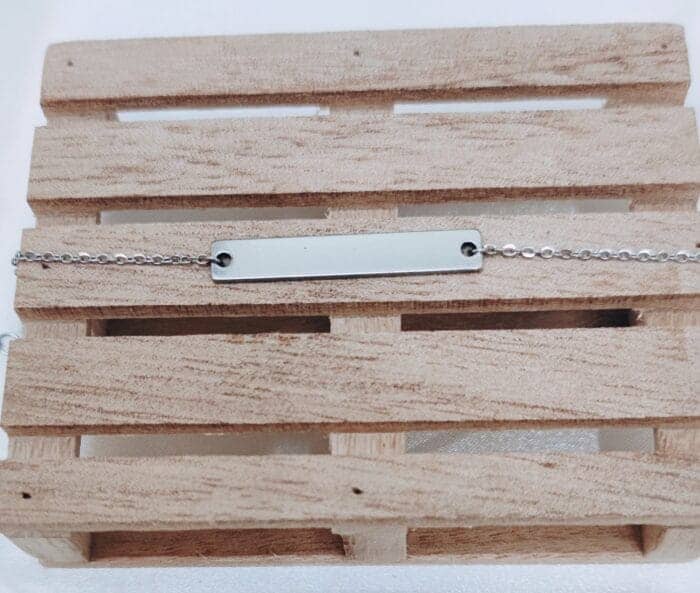 Ατσάλινο βραχιόλι ταυτότητα - Image 1