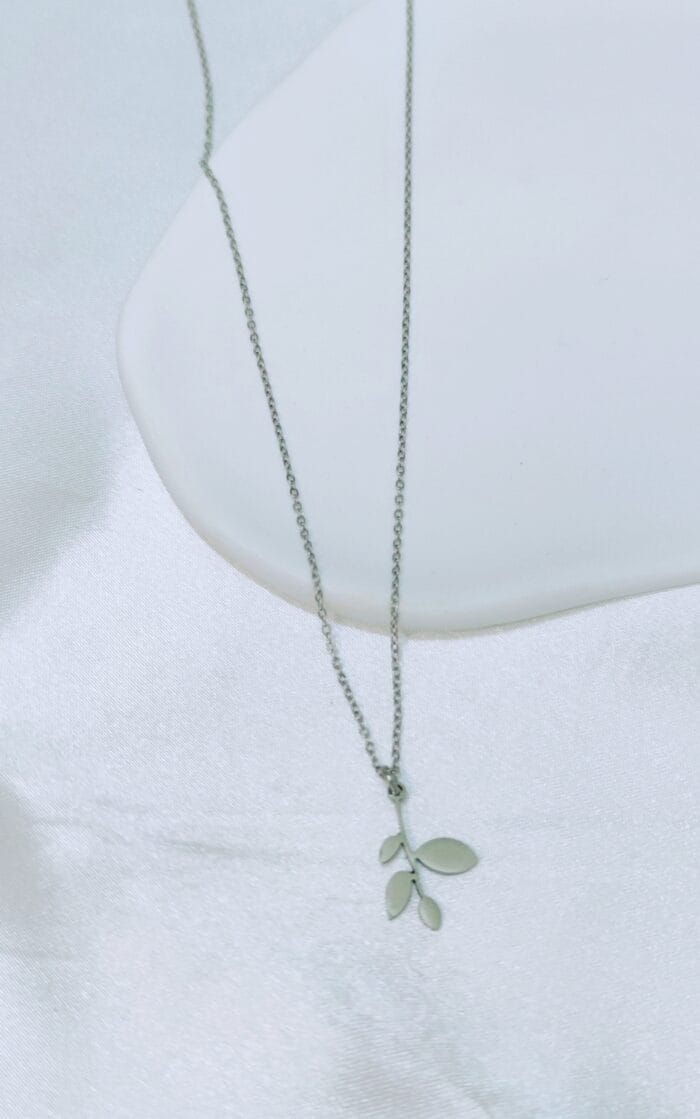 Ατσάλινο κολιέ κλαδί - Image 1