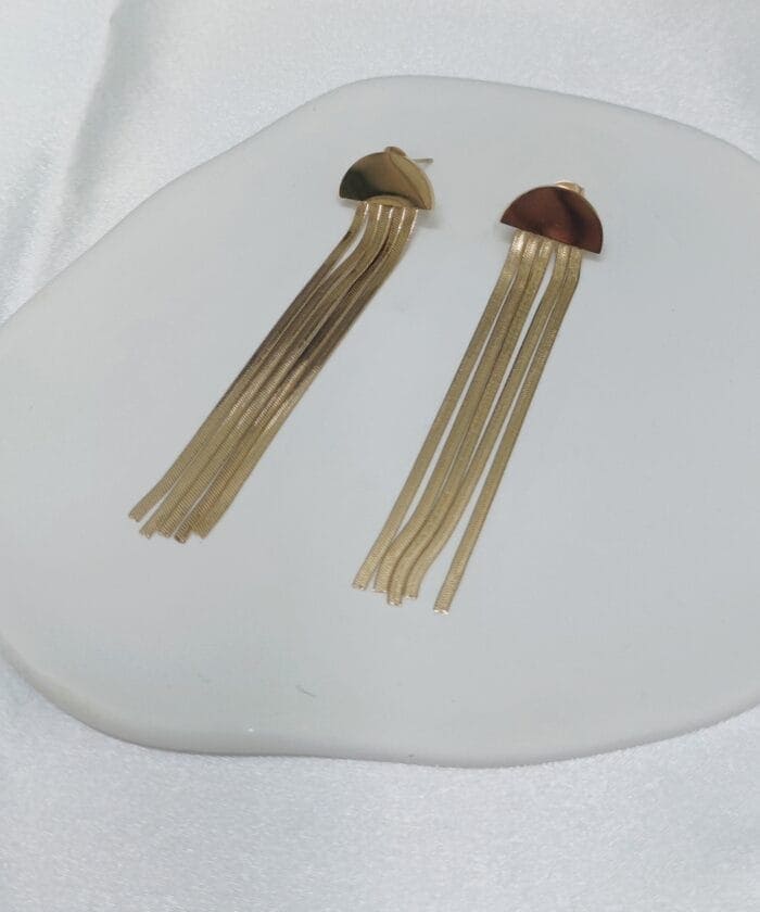 IMG_20240305_200142 Ατσάλινα κρεμαστά σκουλαρίκια - Image 1