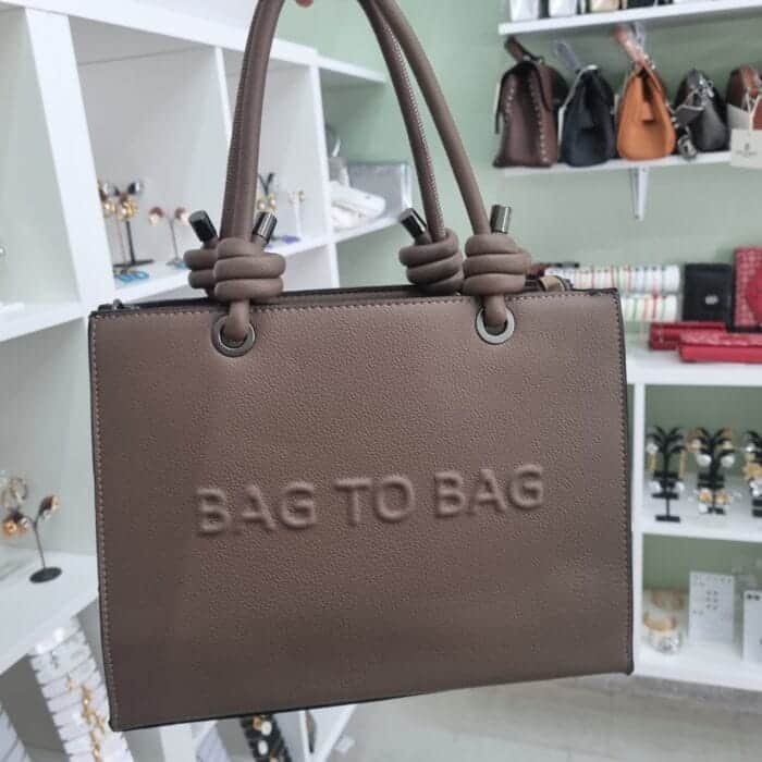 Τσάντα ώμου με κόμπους - Image 3