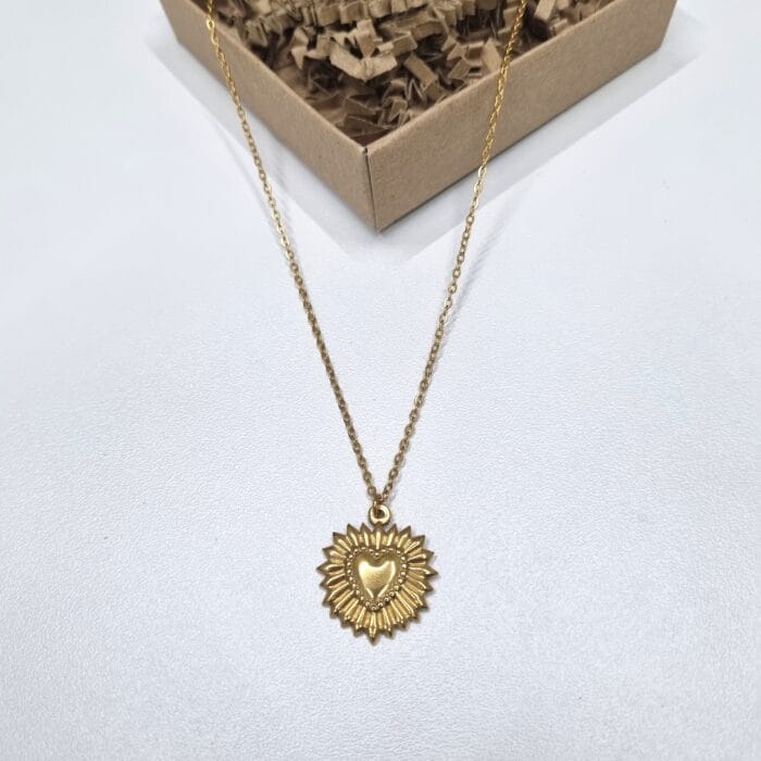 20251002_2010342 Ατσάλινο κολιέ με καρδιά - Image 1