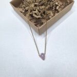 Ατσάλινο κολιέ με μάτι δάκρυ - Image 2