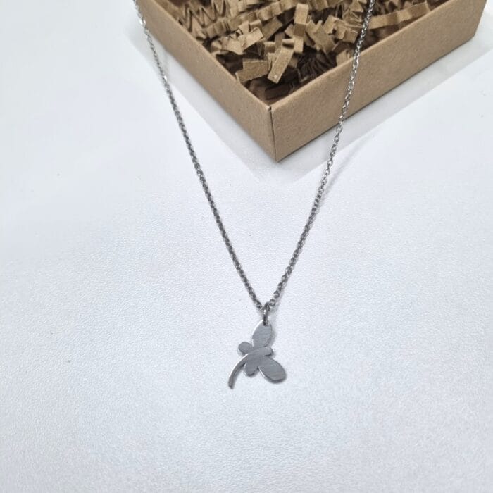 20251002_2024242 Ατσάλινο κολιέ με λιβελούλα - Image 1