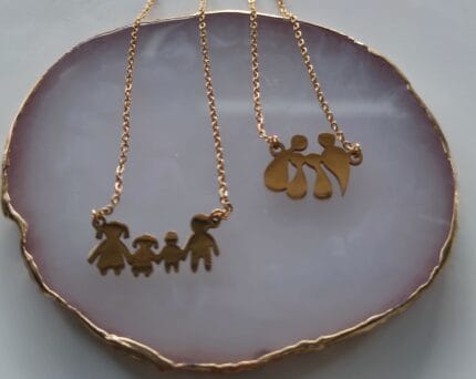 Ατσάλινο κολιέ οικογένεια