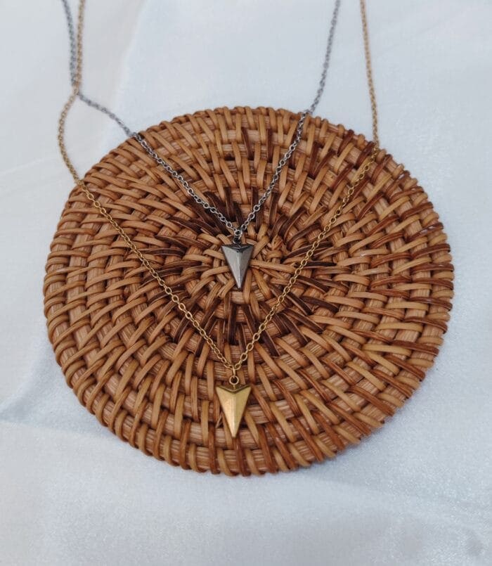 IMG_20230918_113330 Ατσάλινο κολιέ βέλος - Image 1