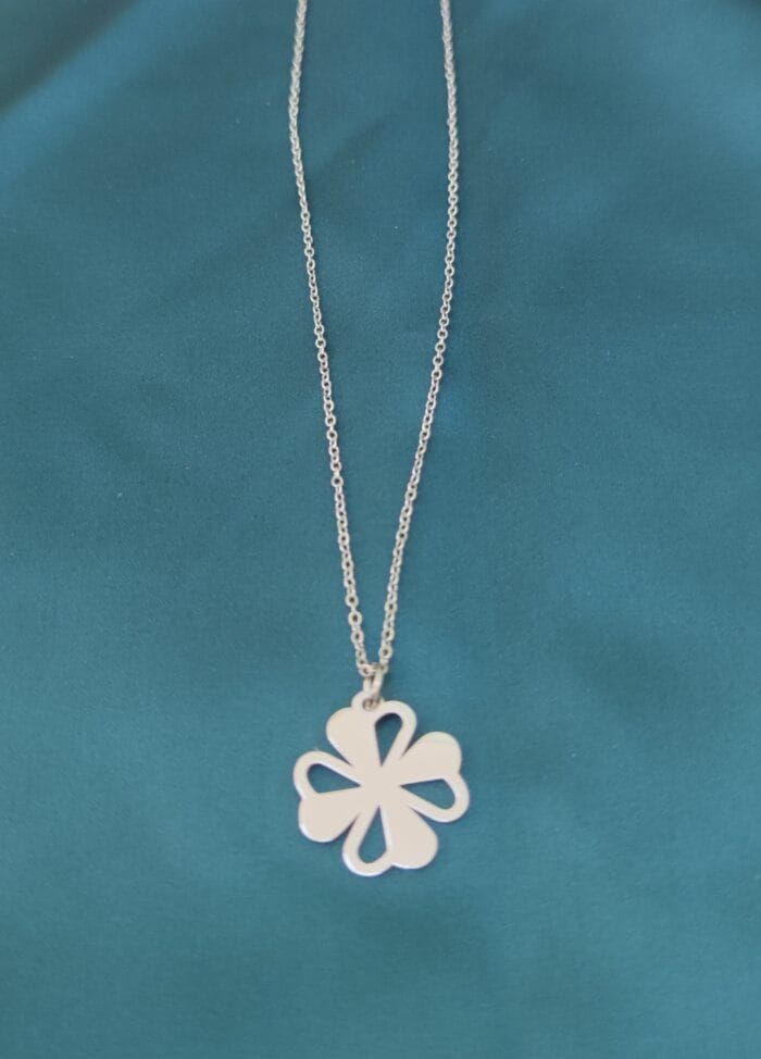 IMG_20231110_115339 Ατσάλινο κολιέ με τριφύλλι - Image 1