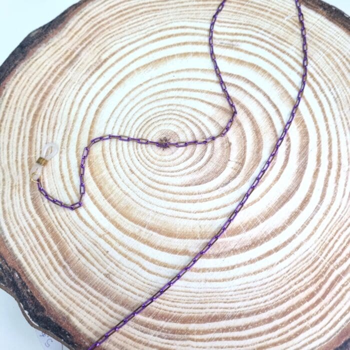 ΑΓ12 Αλυσίδα Γυαλιών - Μωβ - Image 1