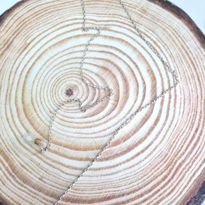 ΑΓ15 Αλυσίδα Γυαλιών - Άσπρη - Image 1