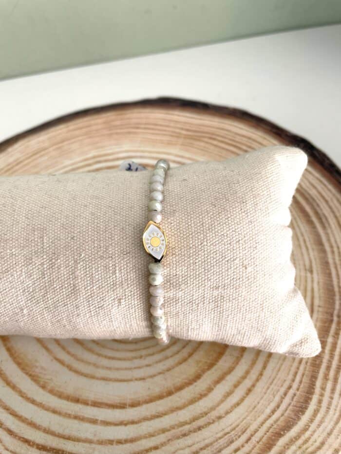 Ατσάλινο βραχιόλι με μάτι - Image 1