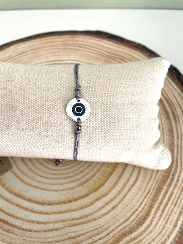 Β33 Βραχιόλι με μάτι από ατσάλι - Image 1