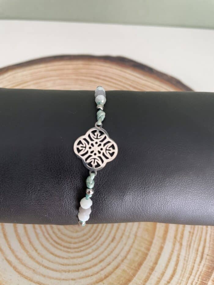 Βραχιόλι με ατσάλινο στοιχείο - Image 1