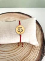 Βραχιόλι με χρυσή πεταλούδα από ατσάλι - Image 3