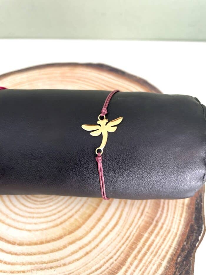 Βραχιόλι με ατσάλινη λιβελούλα - Image 1