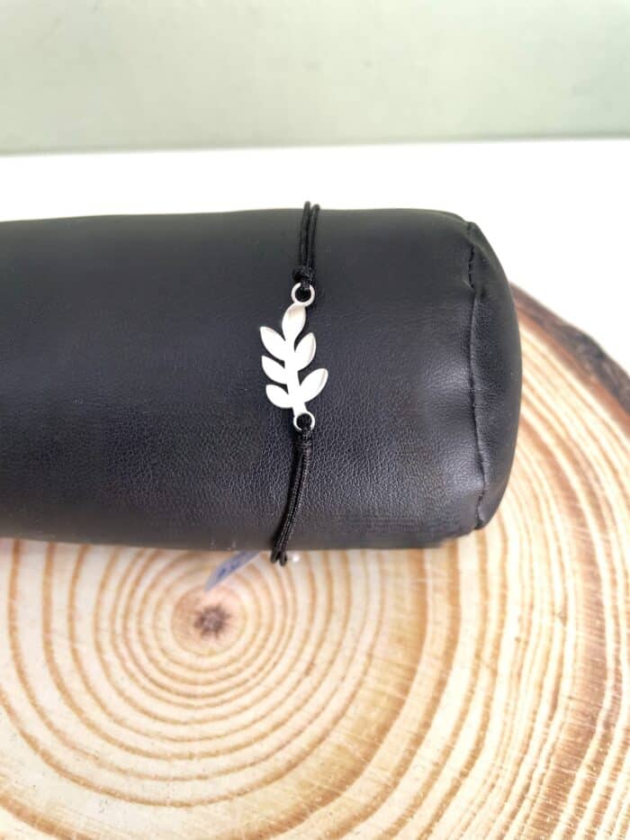 Β42 Βραχιόλι με ατσάλινο φύλλο - Image 1