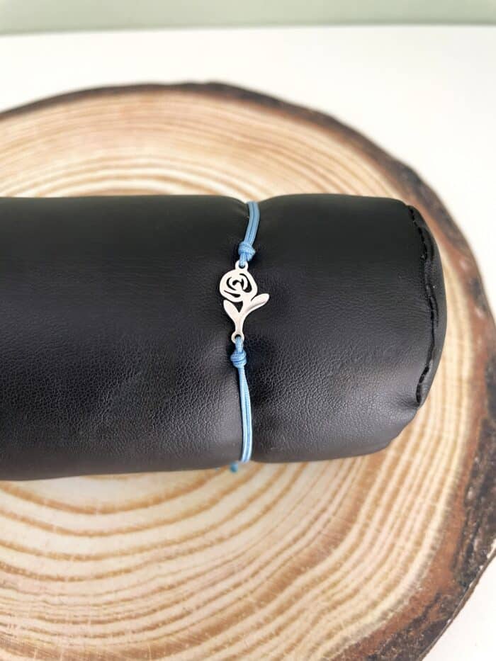 Βραχιόλι με ατσάλινο τριανταφυλλάκι - Image 2